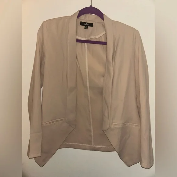 Lulu's Elegant Cream Blazer for Women - Picture 1 of 7